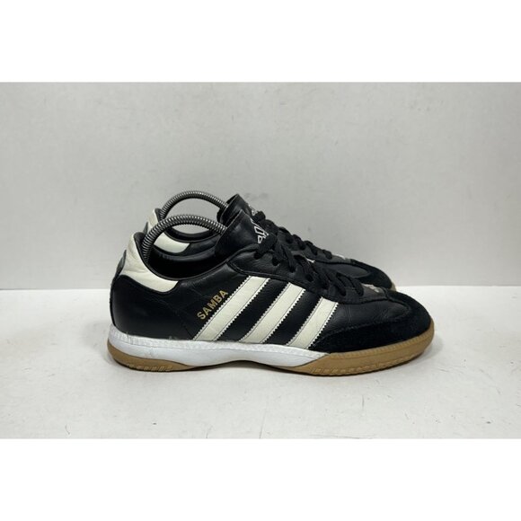 Adidas‎ Samba Millennium Indoor Soccer Shoe Men’s Size 7.5 Black White 088559